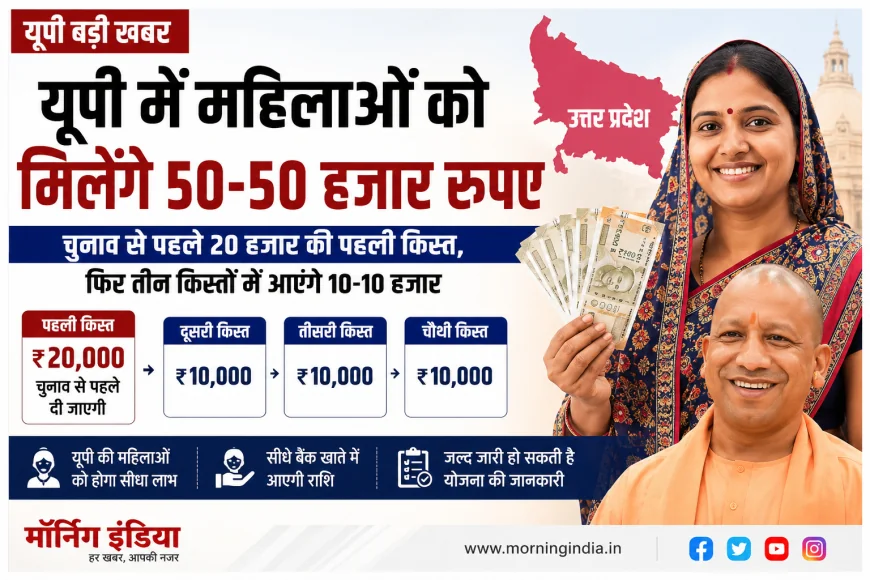 यूपी में महिलाओं को मिलेंगे ₹50 हजार? चुनाव से पहले ₹20 हजार की पहली किस्त, जानें पूरी योजना