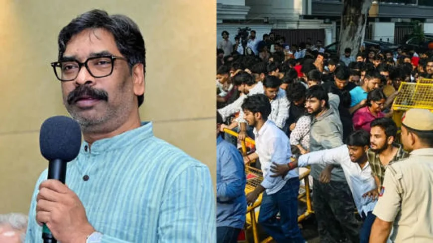 झारखंड में छात्र आंदोलन तेज, हेमंत सोरेन के इस्तीफे की मांग; कांग्रेस से JMM का समर्थन वापस लेने को कहा
