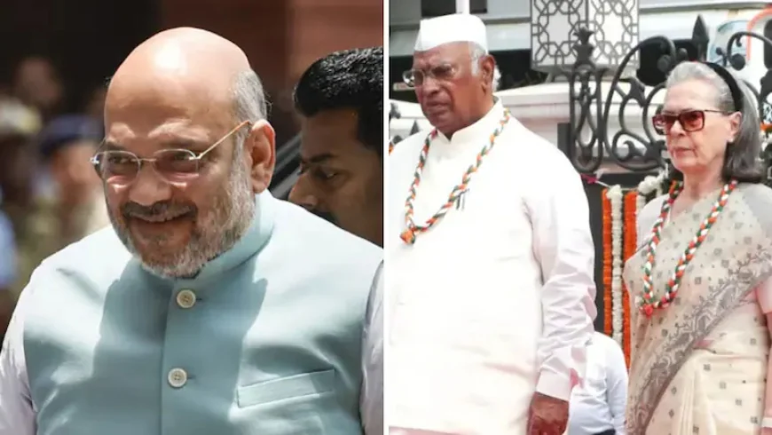 अमित शाह का सोनिया गांधी पर तीखा हमला, ‘वंदे मातरम्’ विवाद पर बोले- ‘आपका किया पाप माफ नहीं होगा