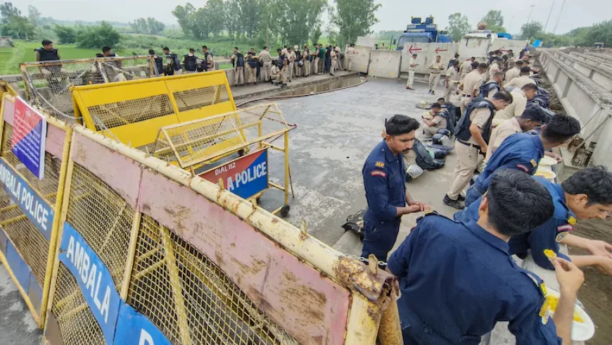 Ambala And Hansi Protests Raise Tensions, Haryana Police Braces For Khanauri March