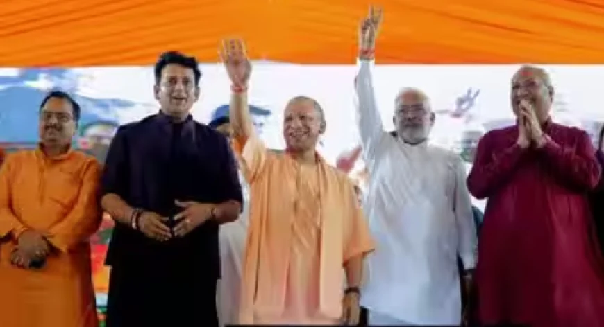 रवि किशन बोले- ‘गोरखपुर स्पेन जैसा लगता है’, योगी आदित्यनाथ भी नहीं रोक पाए हंसी