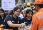  सत्य निकेतन हादसे के बाद मसीहा बने छात्र, NSS के स्वयंसेवकों ने बांटा पानी और खाना