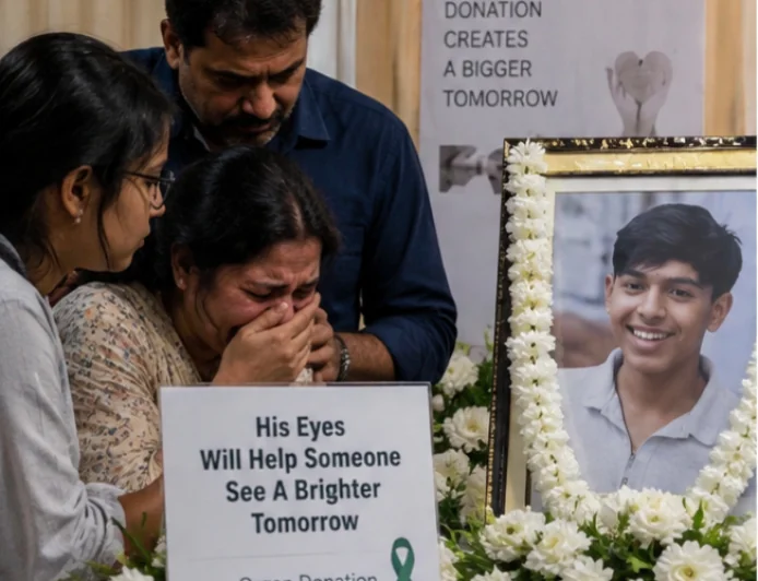 बेटे को खोने के बाद टूटे परिवार ने लिया सबसे बड़ा फैसला, कॉर्निया दान कर दी दूसरों को रोशनी