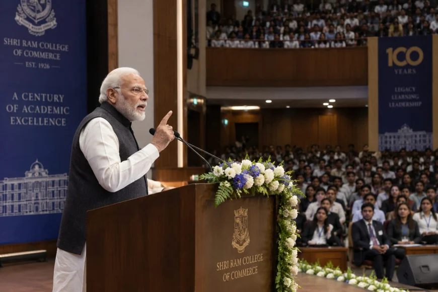  13 साल बाद उसी मंच पर पीएम मोदी, SRCC की दो तस्वीरों ने छेड़ी यादों की चर्चा