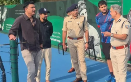भारत-वेस्टइंडीज मैच से पहले रांची में हाई अलर्ट, ADG-SSP ने JSCA स्टेडियम का लिया जायजा
