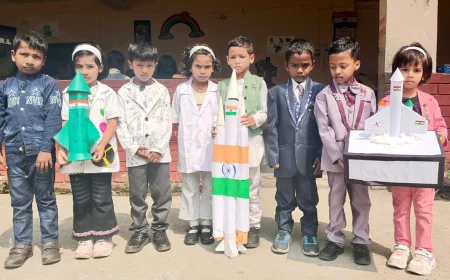 ‘मिसाइल मैन’ की जयंती पर बच्चों ने बिखेरा प्रतिभा का रंग, एम.एम.के. हाई स्कूल में विशेष आयोजन