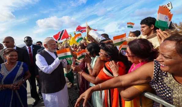 Modi announces OCI cards for 6th generation of Indian diaspora in T&T