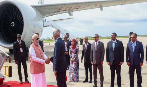 PM arrives in Maldives, to be Guest of Honour on island nation’ 60th Independence Day